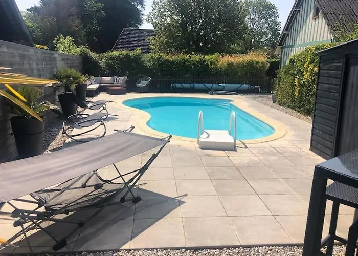 Maison Campagne Jardin Piscine - Maison Familiale Proche - Cote D'albatre Blosseville