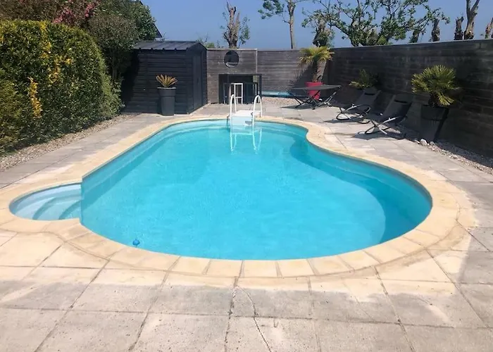 Maison Campagne Jardin Piscine - Maison Familiale Proche - Cote D'albatre 4*